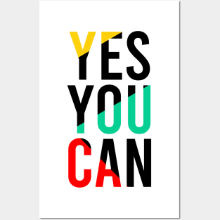 Yes You Can Posters and Art